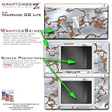Rusted Metal WraptorSkinz Skin kit fits Nintendo DS Lite (DS LITE NOT INCLUDED)