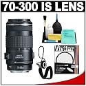 Canon EF 70-300mm f/4-5.6 IS USM AF Lens + UV Filter + Accessory Kit for Digital Rebel XT, XTi, XS, XSi, T1i, EOS 30D, 40D, 5D & 50D Digital SLR Cameras