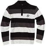 Southpole - Kids Boys 8-20 Stripe Mock Neck Sweater