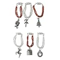 Tis the Season Wineglass Charms