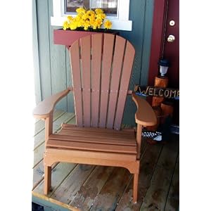 Forever Phat Tommy Poly Wood Folding Adirondack Chair - Tan by