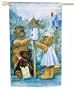 Spring Bears Toland Art Banner