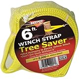 Keeper 2952 2" x 6' Winch Strap, 8,000 lbs. Max Vehicle Wt. (20,000 lbs. web capacity)