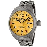 Invicta Men's 0194 Force Collection Yellow Dial Matte Grey Stainless Steel Watch