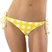 Xhilaration® Polka Dot Side-Tie Bottom - Yellow