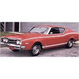 1968 Cyclone Lower Body Side Stripes Kit - BLACK by Phoenix Graphix