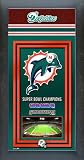 Miami Dolphins Super Bowl Framed Team Championship Series