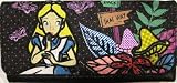 LoungeFly Disney Alice in Wonderland – Flower Garden Black Canvas Wallet Review