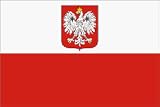 Poland w/ Eagle Flag Nylon 12 in. x 18 in.