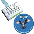 HQRP Cordless Phone Battery for AT&T / Lucent SKU 00578, Battery 2420, part number 80-5542-00-00 / 8055420000 Replacement plus Coaster