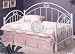 Beige Heavenly Horseshoe Accented Daybed w/Link Spring