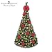 Thomas Kinkade Victorian Traditions Pre-Lit And Fully Decorated Christmas Wall Tree by The Bradford Exchange