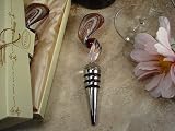 Baby Keepsake: Murano glass bottle stopper swirl (Set of 3)