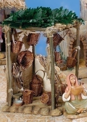 Fontanini Village Basket Shop