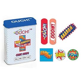 Ouch! Bandage Tin - Comic Strip Bandages