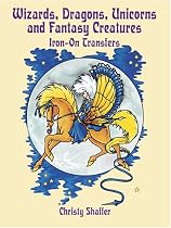 Wizards, Dragons, Unicorns and Fantasy Creatures Iron-On Transfers