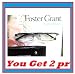 2 Pairs 2.50 Strength Mens Compact Reading Glasses with Black Leatherette Case Great Christmas Gilf Item