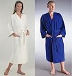 Bathrobes Online Mens and Womens Atlantis Style Light-Weight 100% Turkish Terry Cotton Kimono Bathrobe - Comes in 5 (five) different sizes - Made in Turkey