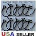 12 Black Verizon Earhook EAR Loop Clip EAR Hook Replacement Stabilizer Compatible with Lg-hbm Lg-hbm 210 230 235 310 330 520 570 730 750 760 770 800 Plantronics 925 975 M100 Samsung Wep480 490 650 750 850 870 3500