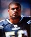 San Diego Chargers Shawne Merriman Color Photograph (Sports Memorabilia)