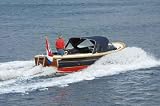 Senior Man on Boat - 18"W x 12"H - Peel and Stick Wall Decal by Wallmonkeys