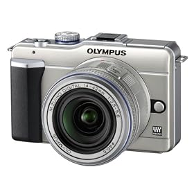 Olympus E-PL1 Compact System Camera - Champagne (14-42mm Silver Lens Kit)