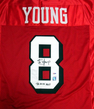 Steve Young Autographed SF 49ers Jersey SB XXIV MVP PSA/DNA