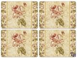Pimpernel Antique Rose Linen Placemats Ds Set(s) Of 4