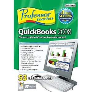 Professor Teaches QuickBooks 2008 [Download] by Individual Software Digital Software