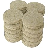 Shepherd Hardware 9976 1-1/2-Inch Heavy Duty Adhesive Felt Furniture Pads, 24-Count