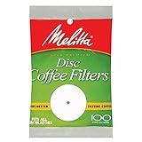 Melitta 3.5 Inch White Disc Coffee Filters (Pack of 3)