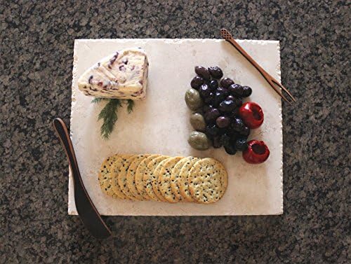 Gift Set - Stone Cheese Board Serving Plate in Classic - 10" x 12"