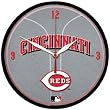 Cincinnati Reds MLB Round Wall Clock