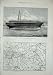 1880 Greek Map Epirus Thessaly Livadia Ship Elders Dock