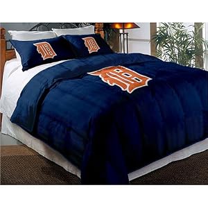 Detroit Tigers Comforter Set, Twin Full by
