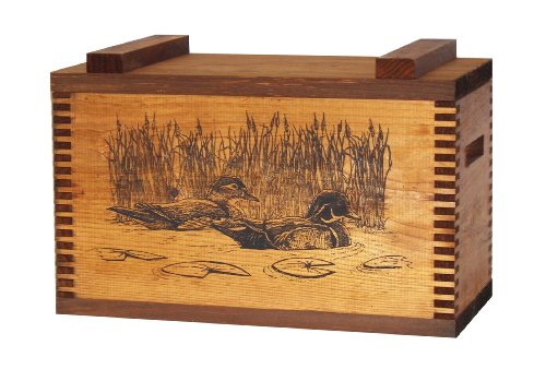 Evans sports standard ammo box, wood ducks