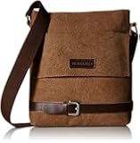 Desertwolf Vintage Canvas Tote Bags - Hobo Bag - Cross Body Handbags with Shoulder Strap - Fit 12" Laptop