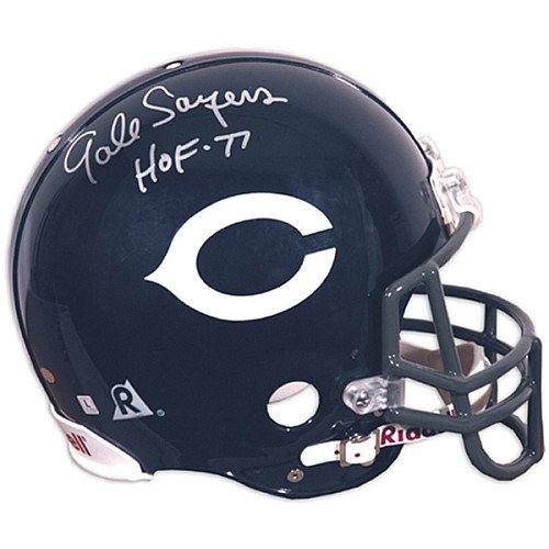 Mounted Memories Chicago Bears Gale Sayers Autographed Helmet