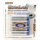 ULTRALAST UL8AA Aa Rechargeable Nimh Batteries