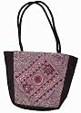 Fair Trade Vintage Silk Sari Basket Bag