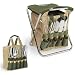 Picnic Time Gardener Folding Chair with Tools