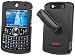 PREMIUM BLACK RUBBERIZED COATED COVER PROGUARD HARD CASE (With Optional Removable Belt Clip) for MOTOROLA Q9H - RETAIL PACKAGING
