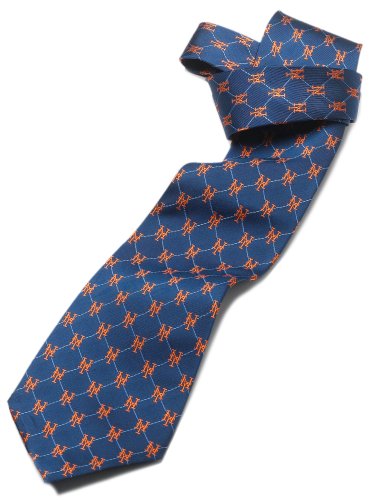 Eagles Wings Men's New York Mets Woven Silk Tie