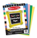 Melissa & Doug Multi-Color Construction Paper (9x12')'
