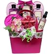 Art of Appreciation Gift Baskets Tickled Pink Sweet Pea Spa Bath and Body Gift Set