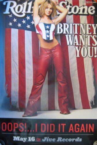 Britney Spears Oops!...I Did It Again 24x36 POSTER Rolling Stone Britney Spears Oops!...I Did It Again 24x36 POSTER Rolling Stone