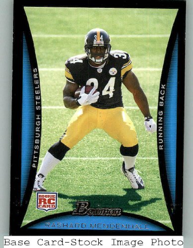 2008 Bowman #181 Rashard Mendenhall RC - Pittsburgh Steelers (RC - Rookie Card) (Football Cards)