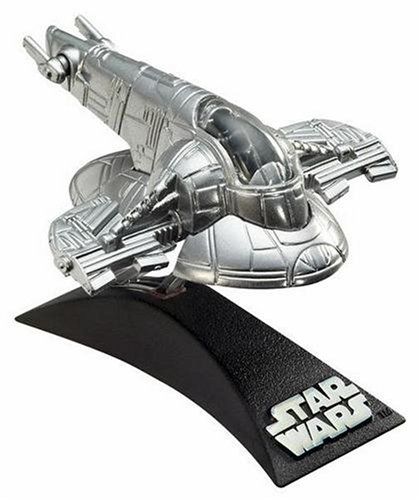 51Y9BwH x8L Titanium Series Star Wars 3 Inch Vehicle Silver Slave 1