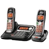Uniden TRU9485-2 5.8 GHz Digital Cordless Answering System with Dual Keypad and Extra Handset