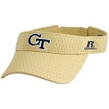 Russell Georgia Tech Yellow Jackets Gold 2008 Side Line Mesh Adjustable Visor